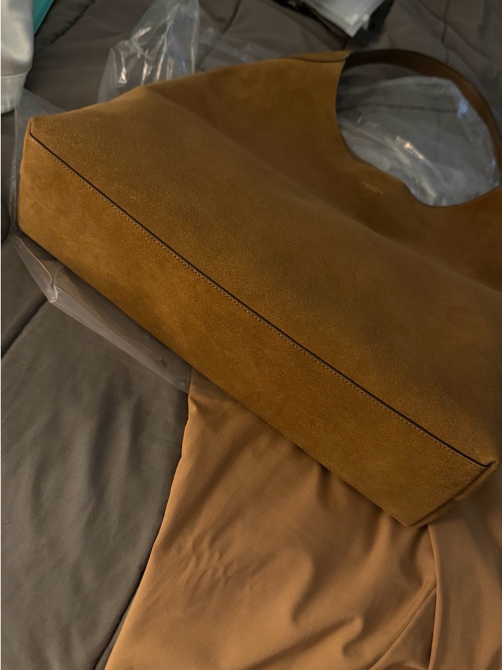 COACH Suede Brooklyn 39 in Chestnut Brown - Picture 2 of 8